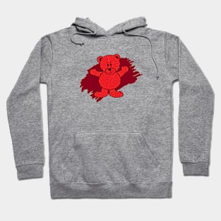 Little Red Bear Hoodie